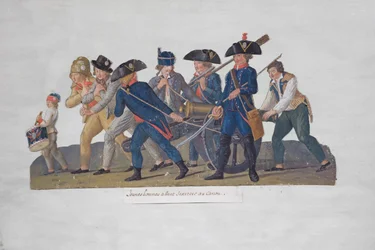 Young Men Off to Practise Using the Cannon, c.1789